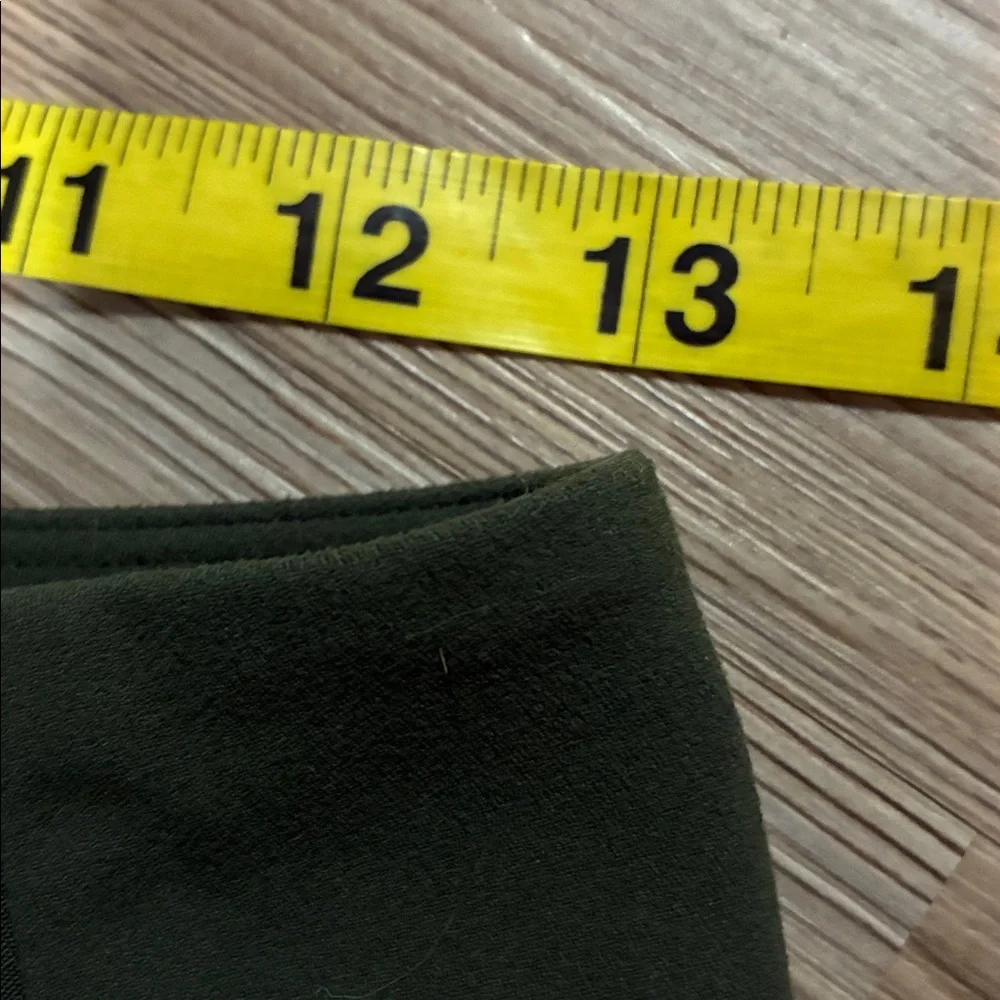 Athleta Endless High Rise Pant Army green Slim straight leg Pull on Womens 4 - Picture 6 of 11